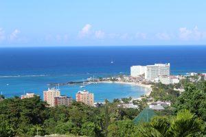 Caribbean Sea view from Oceans on the Ridge in Ocho Rios.